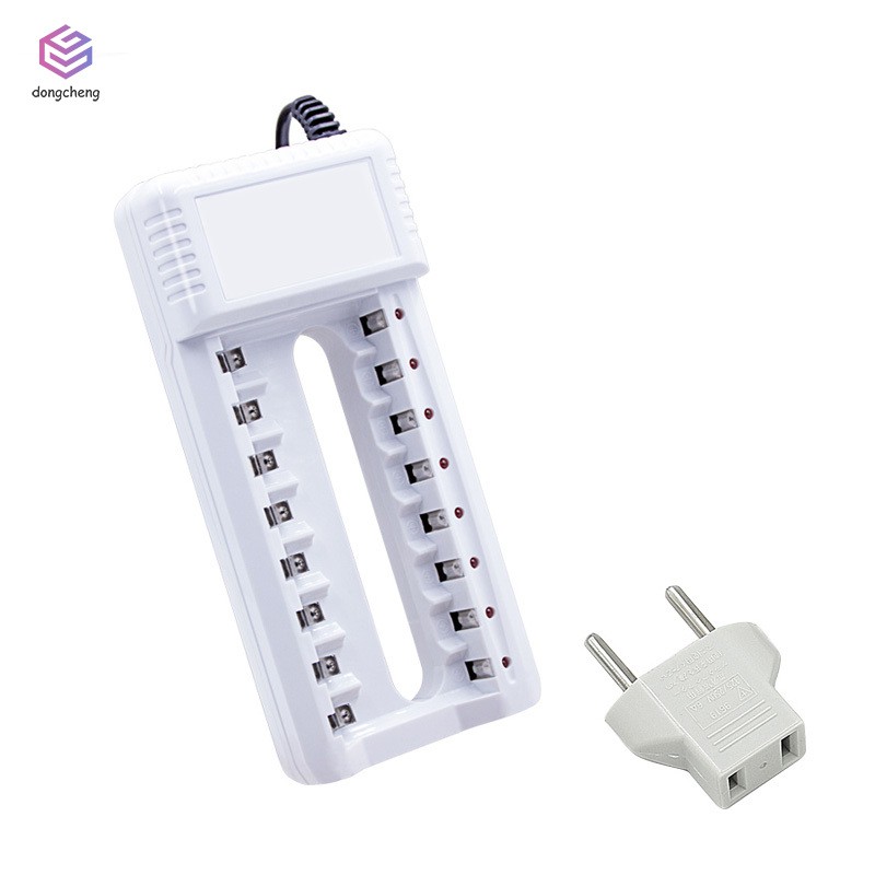 Thiết bị sạc pin 8 cổng cho các loại pin tiểu AA/AAA/Ni-MH/Ni-CD