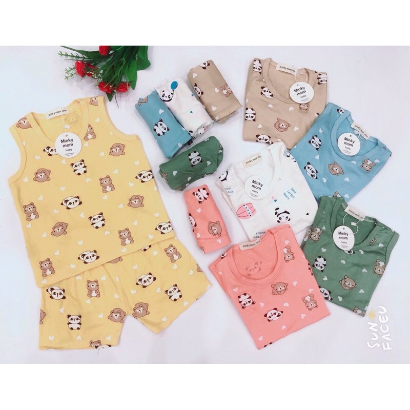 BỘ BA LỖ MINKY MOM hình gấu