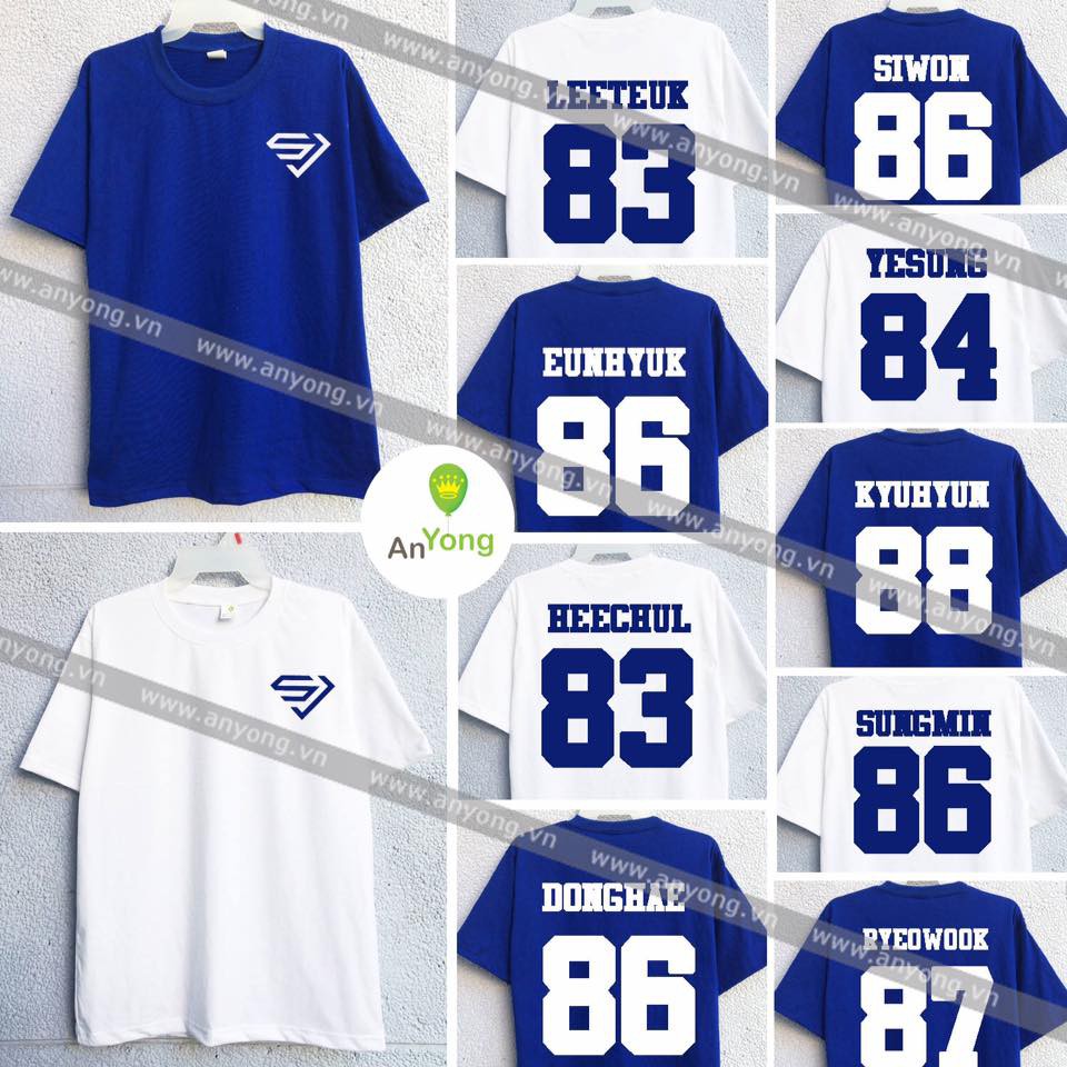 Áo thun SUPER JUNIOR MEMBER