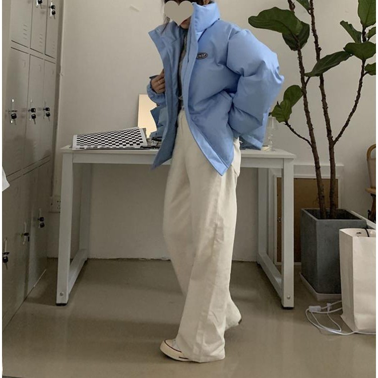 Xiaozhainv Quần dài nữ nhung kẻ phong cách Hàn Quốc hợp thời trang với 3 màu tùy chọn | BigBuy360 - bigbuy360.vn