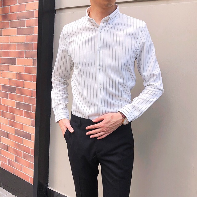 Áo sơ mi kẻ sọc TQQ chất đẹp