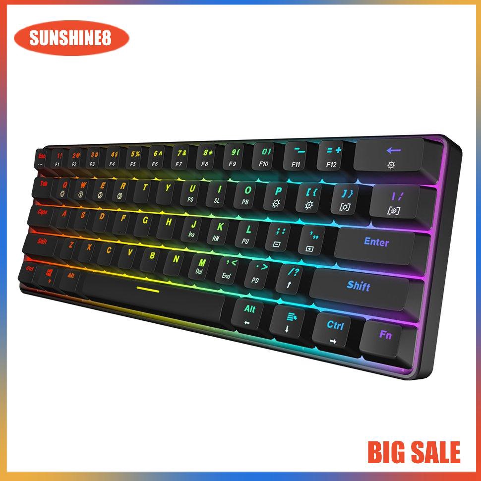 Bảng Mạch Phụ Kiện Máy Tính Gk61 Sawappable 60% Rgb