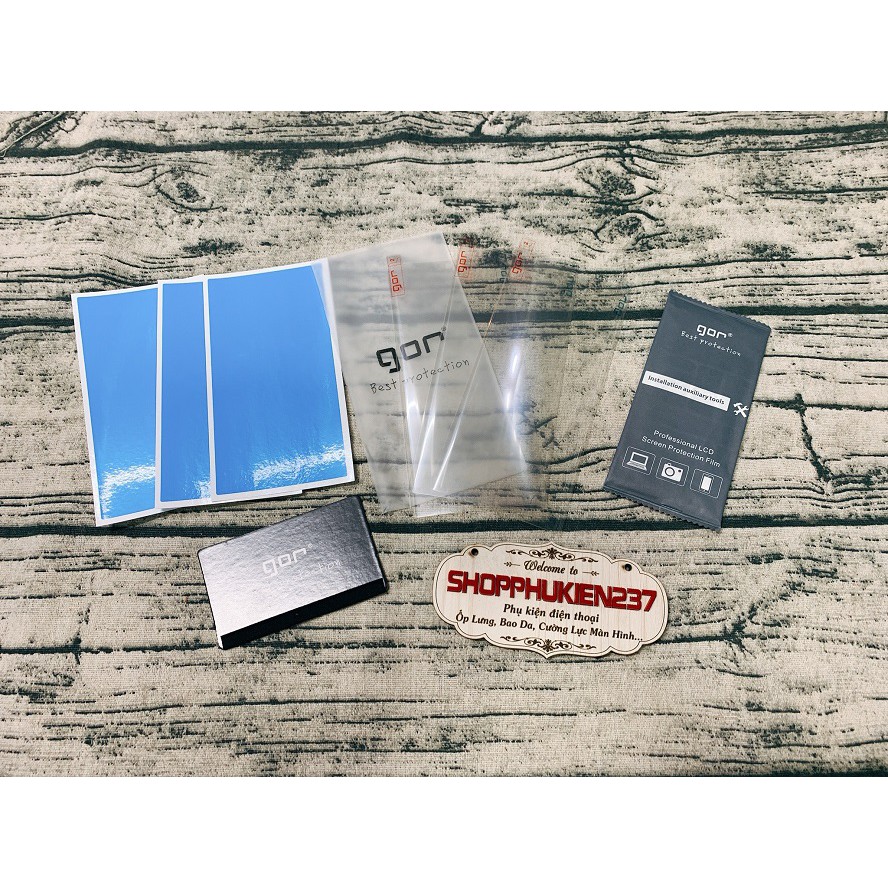 Bộ Dán Dẻo Gor Samsung Note 10 , Note 10 Plus Bộ Gor Dẻo 3 Miếng Mặt Trước Full Box Cao Cấp