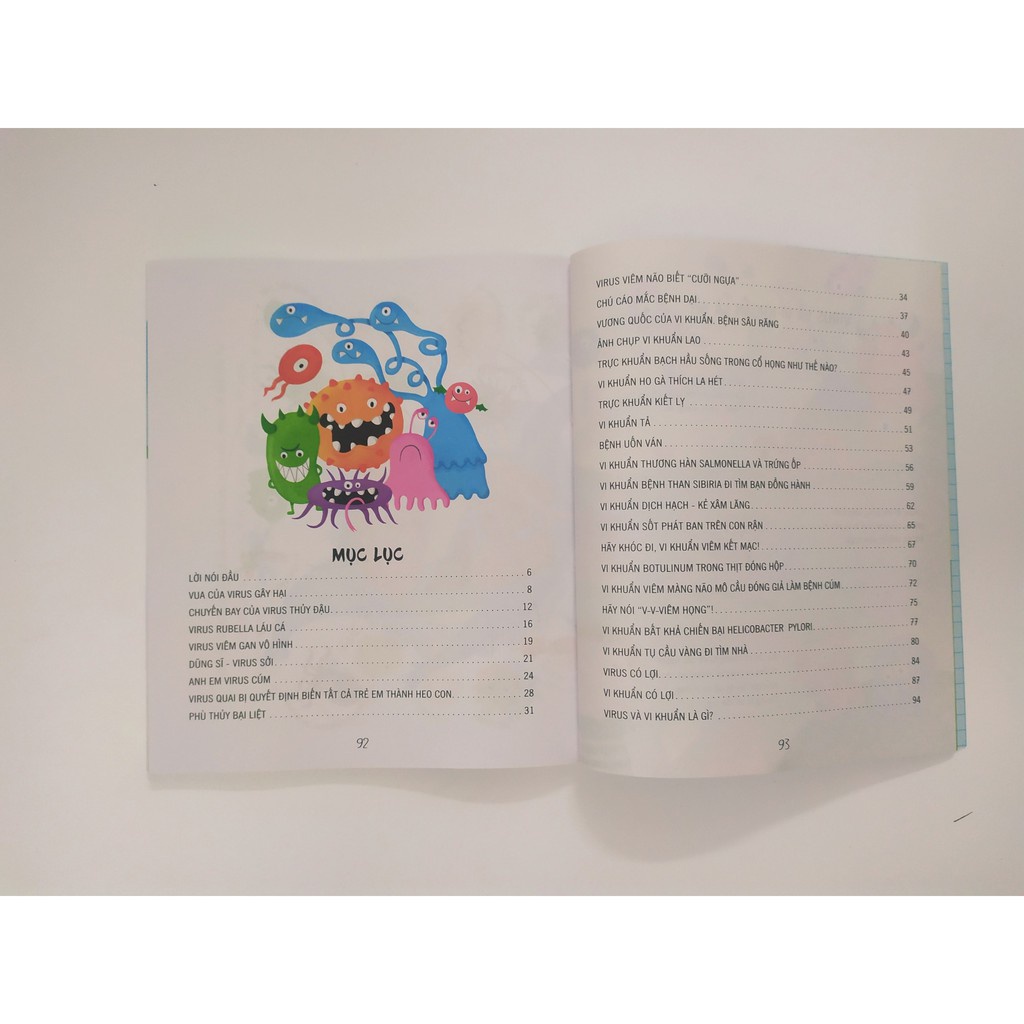 Sách Sợ gì virus và vi khuẩn