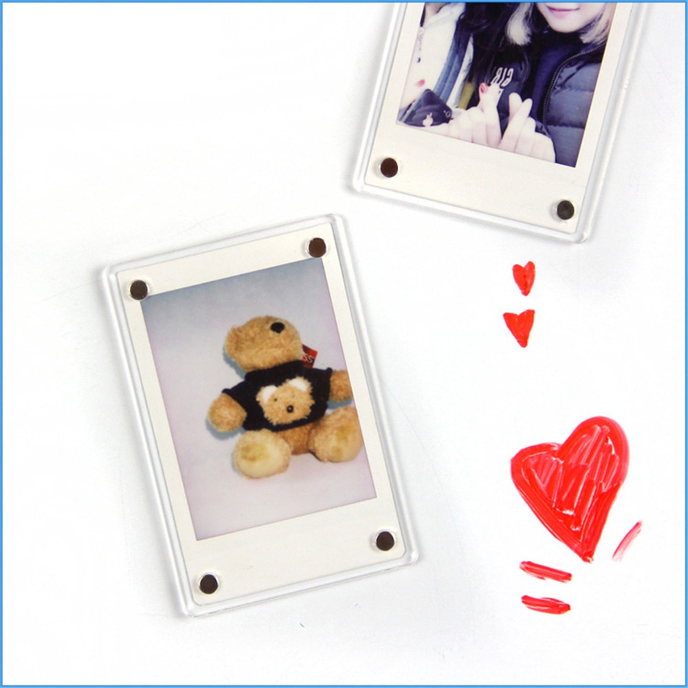 CAIUL Refrigerator Magnetic Stickers Phone Printer Photos Acrylic Photo Frame