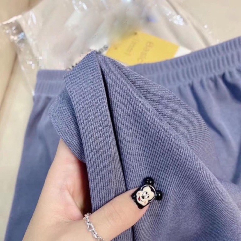 Quần ống rộng culottes vải tăm 95cm_TBM001