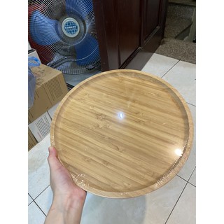 Khay gỗ hình tròn