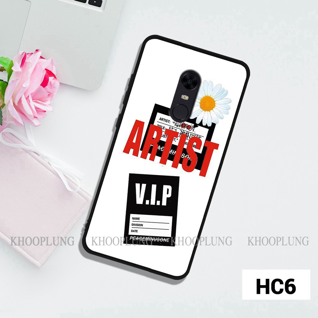 [SALE] Ốp lưng XIAOMI REDMI NOTE 4/ 4X - REDMI 5 - REDMI 5 PLUS in hình hoa cúc peaceminusonee G-Dragon x Just Do It