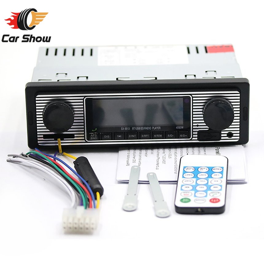 【Ready Stock】SX-5513 Car MP3 Player Stereo Radio Support MP3/WMA/WAV USB2.0 LCD Bluetooth Handsfree FM Radio Car MP3 Audio Player USB Charger Mp3 Player with Sd Card