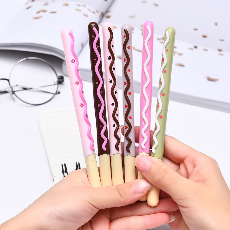 1 Bút Mực Gel Hình Bánh Quy Sáng Tạo