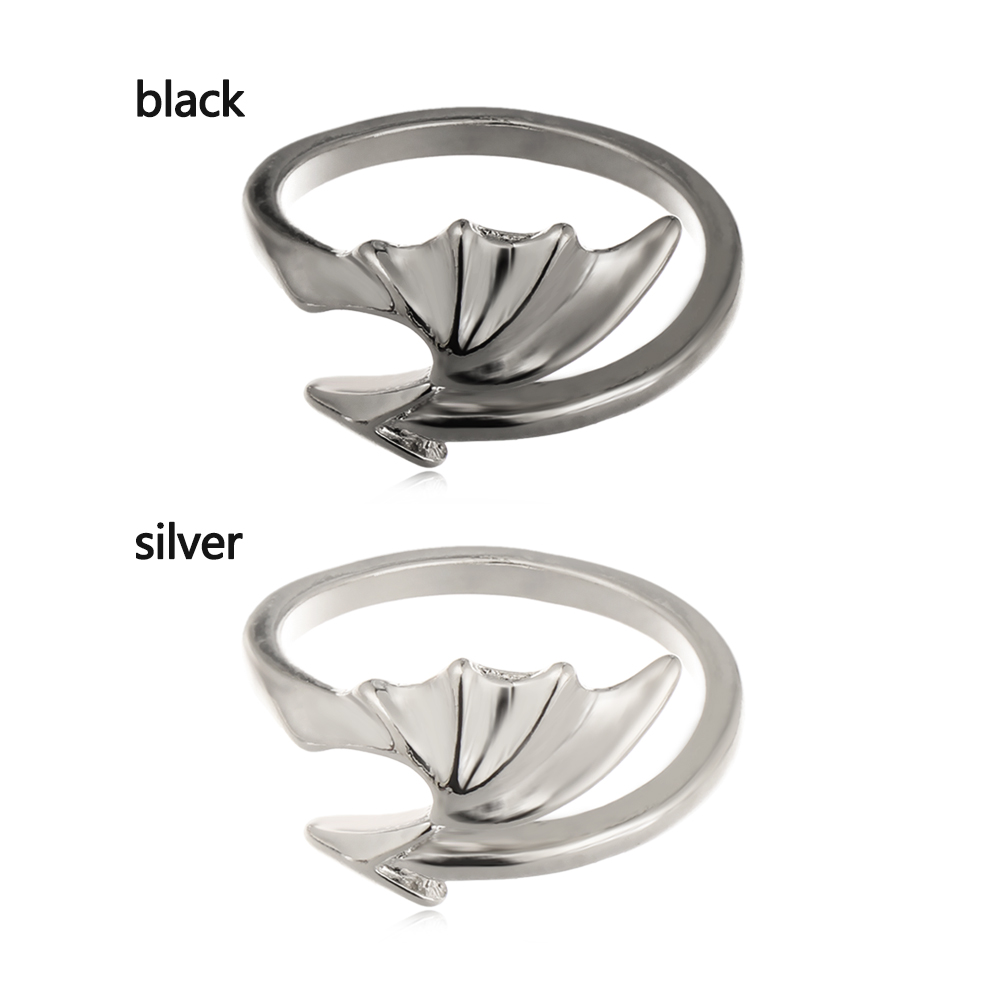 Nhẫn Hở Họa Tiết Rồng Phong Cách Gothic Punk Bằng Hợp Kim Có Thể Điều Chỉnh