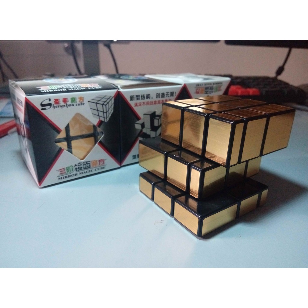 RUBIK GƯƠNG ShengShou - MIRROR 3x3x3 - Vàng