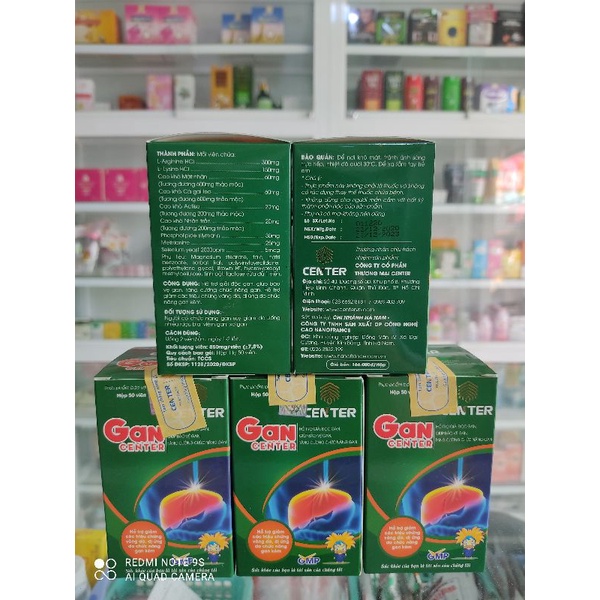 Bổ Gan CENTER - Tăng cường chức năng Gan