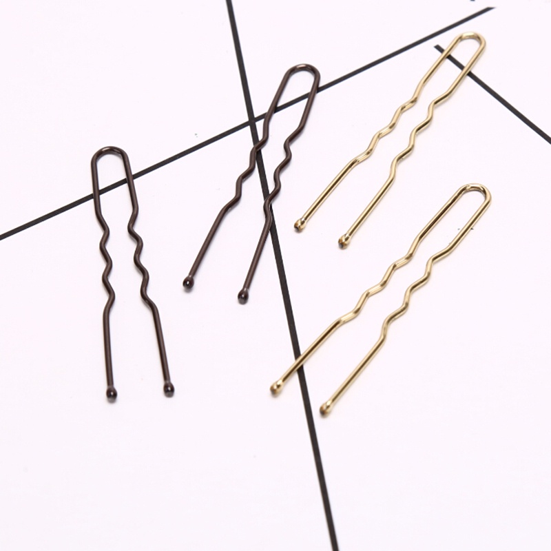 Bộ 20 Kẹp Tóc Kim Loại Hình Chữ U Cho Nữ