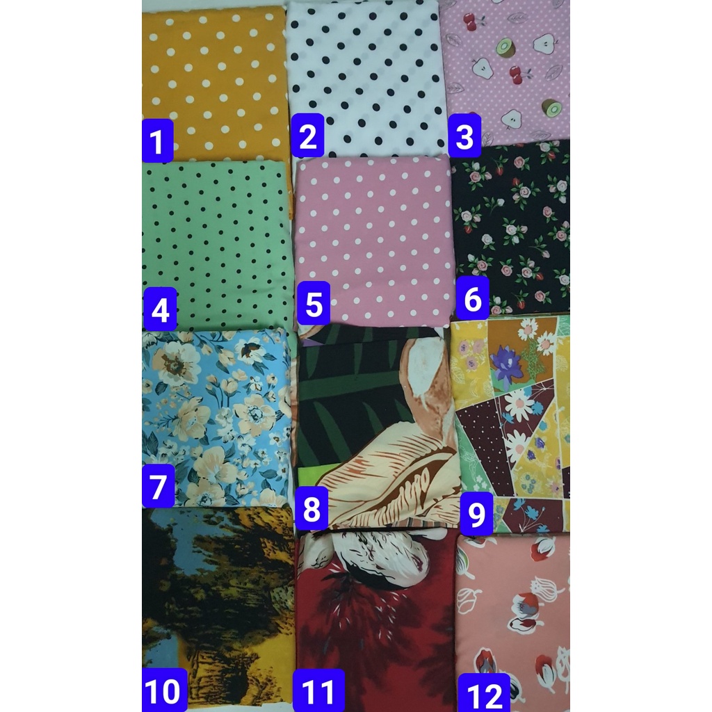 Vải Lụa 100D mỗi khúc 2m x 1m5