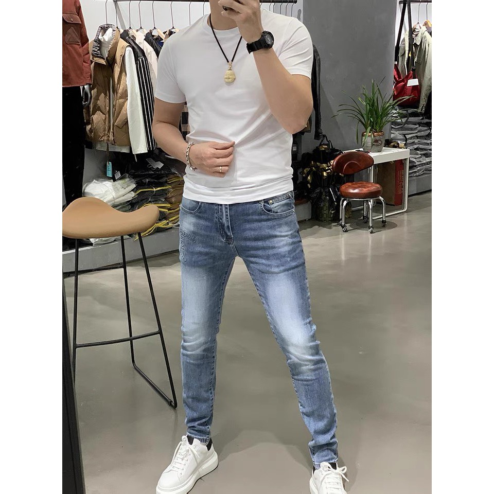 Quần Jean Nam - Quần Bò Nam co dãn ôm form tôn dáng chuẩn Muradfashion NT509