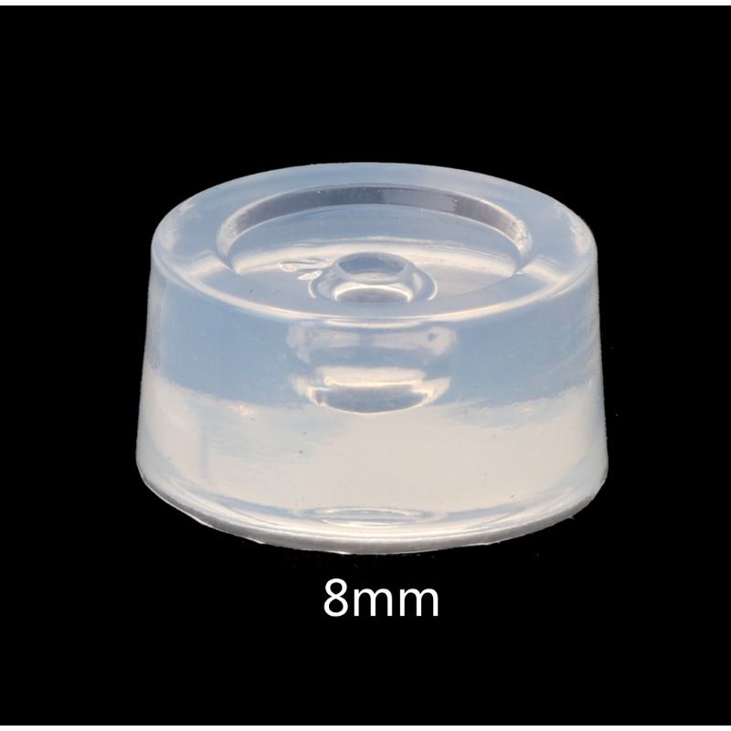 Khuôn Silicon Trong Suốt Hình Cầu Làm Mặt Trang Sức Thủ Công DIY