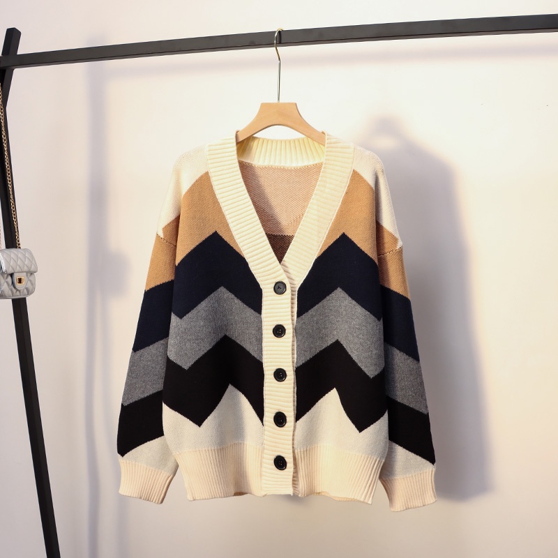 Áo khoác cardigan Áolen phong cách Hàn Quốc thời trang ấm áp cho nam và nữ retro ifashion new tops wear