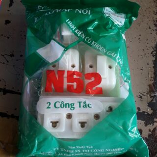 Bảng Điện Nổi Công Nghiệp Conip Cao Cấp Taplo N52 - 2 Công Tắc.