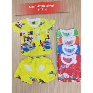 Bộ tole lanh cho bé trai 6-12kg