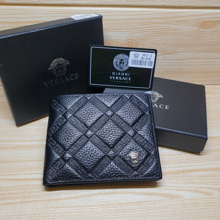 Ví Da Thật 100% Chính Hãng Dáng Dài Hiệu Versace Dành Cho Nam Ví Da Thật Chính Hãng Thiết Kế Đơn Giản Sang Trọng Cho Nam Và Nữ