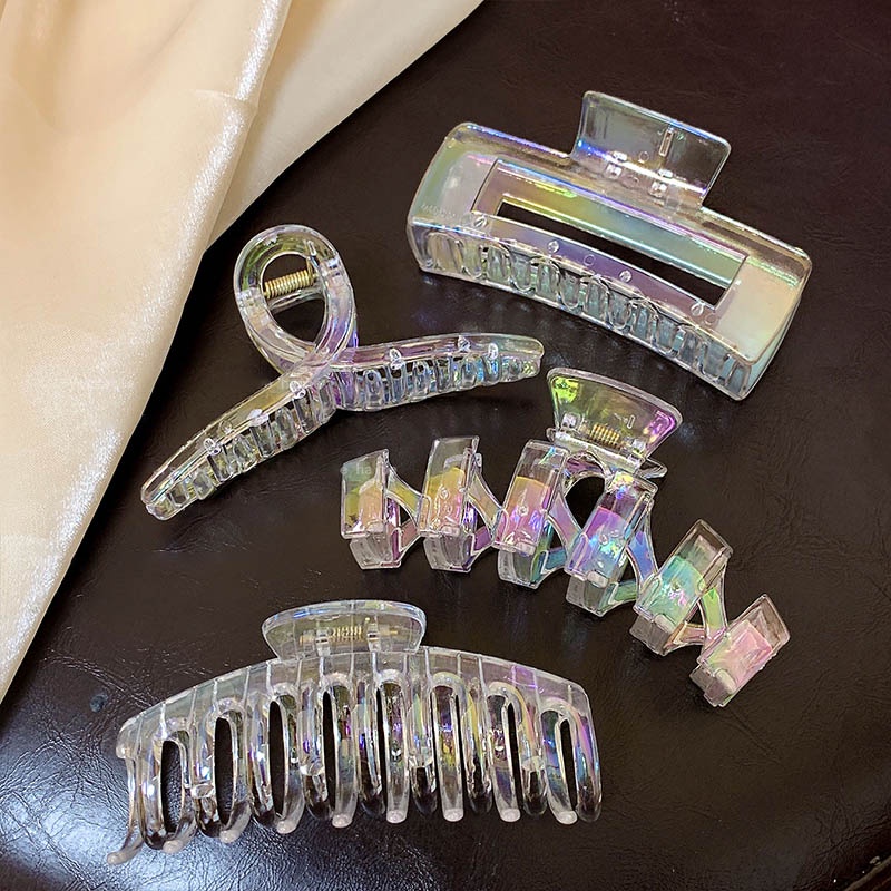 Kẹp Tóc Trong Suốt Nhiều Màu Phong Cách Hàn Quốc Cho Nữ