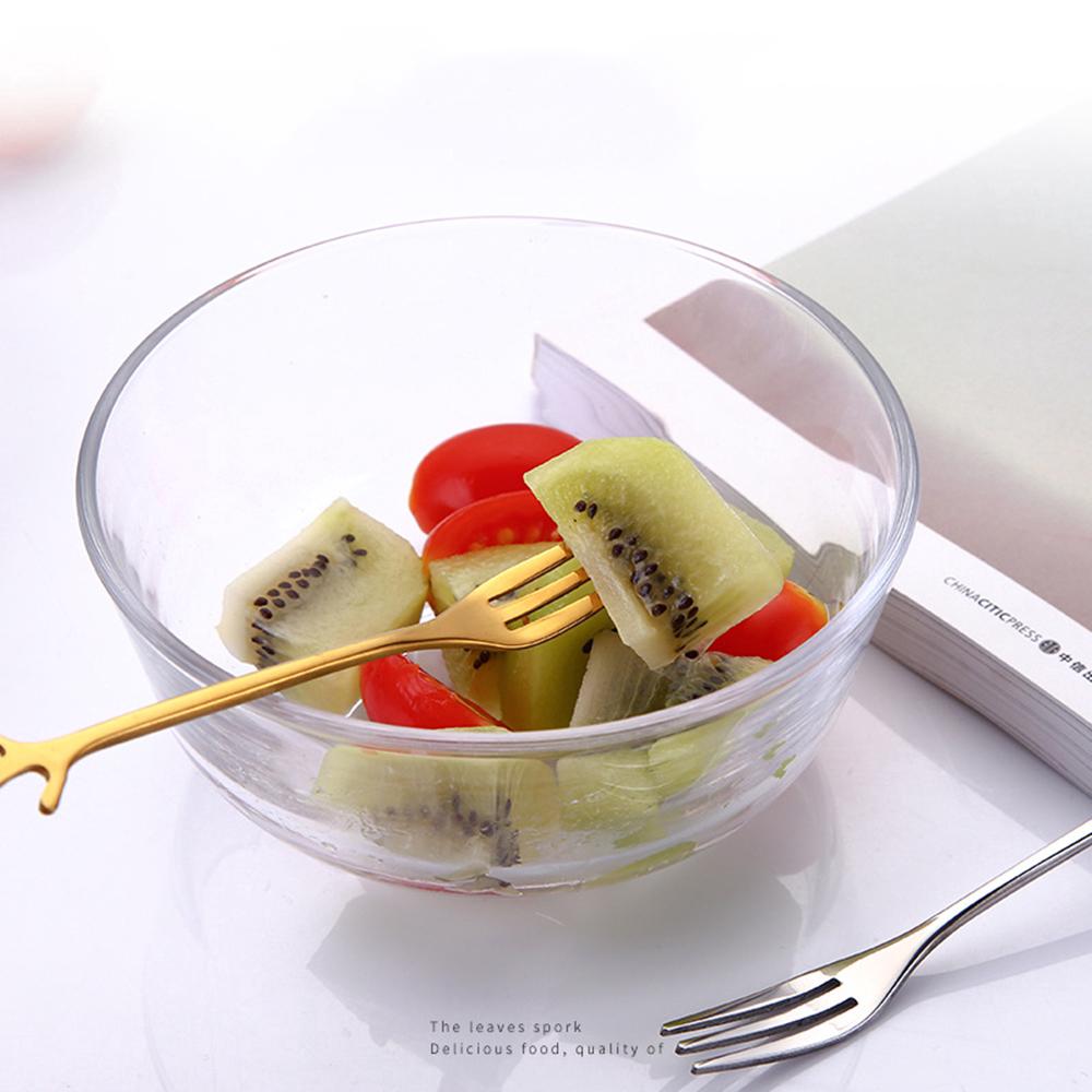 Leaf creative spoon / fork stainless steel coffee spoon [EXO1]