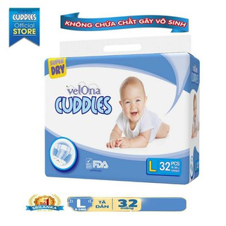 Sale - tã dán velona cuddles bịch nhỏ m32