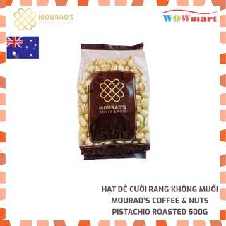Hạt dẻ cười rang không muối Mourad’s Coffee &amp; Nuts Pistachio Roasted 500g