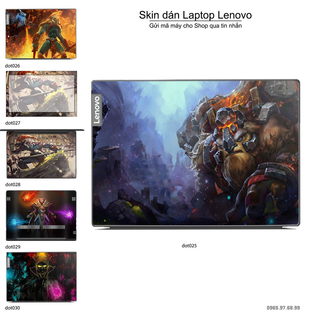 Skin dán Laptop Lenovo in hình Dota 2 _nhiều mẫu 5 (inbox mã máy cho Shop)