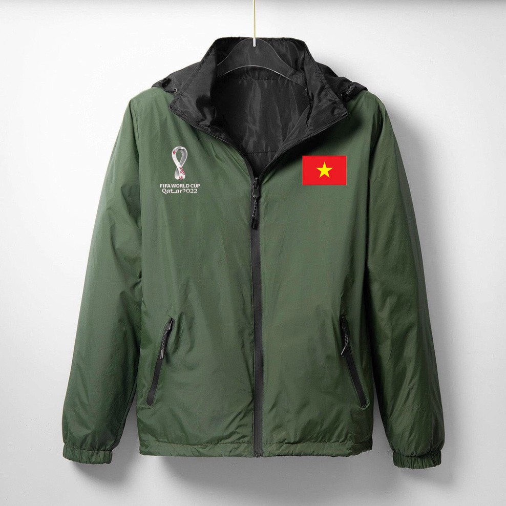 Áo gió 2 mặt đội tuyển Việt Nam - Hàng nhập khẩu