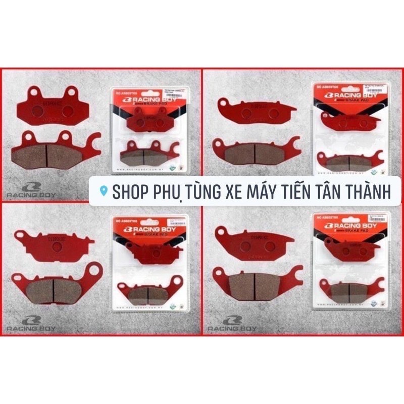 Bố thắng má phanh Rcb chính hãng RACING BOY xe click vario 125 air blade ab125 lead SCR dylan @