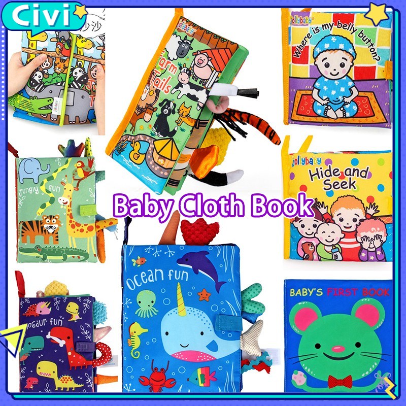 Sách Vải Trang Trí Hình Động Vật Dễ Thương 0684