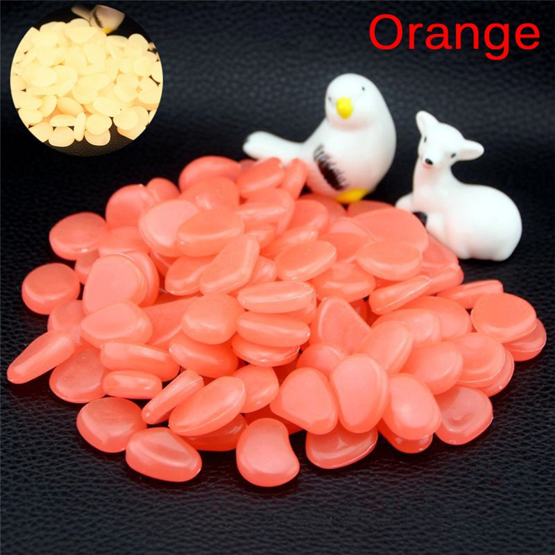 Túi 10 Viên Đá Dạ Quang Trang Trí Bể Cá
