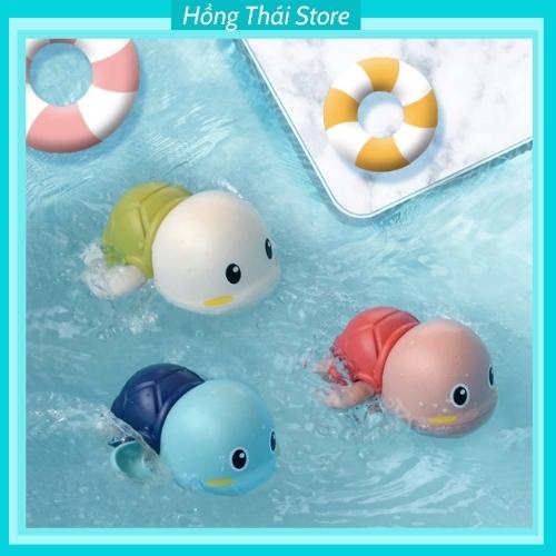 Rùa Bơi Vặn Cót Đồ Chơi Thả Bồn Tắm, Nhà Bơi Dành Cho Bé