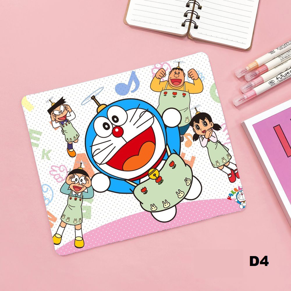 Lót chuột - DORAEMON -Khổ 21x24x3 bo biền