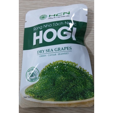 Gói rong nho tách nước HOGI , Rong nho tách nước tặng kèm nước sốt mè rang | BigBuy360 - bigbuy360.vn