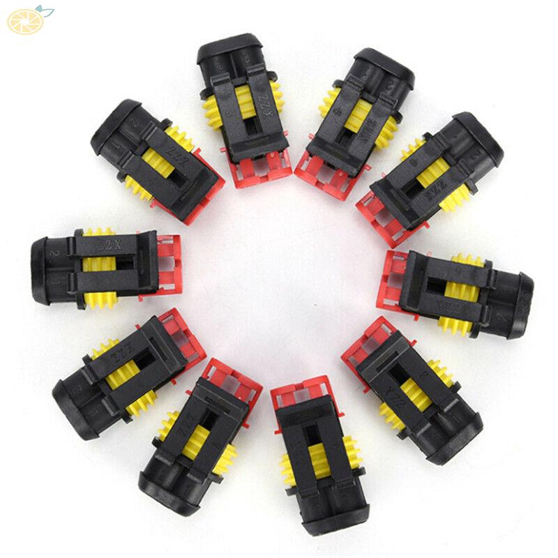 Đầu nối dây điện AWG đầu cắm và lỗ cắm 10A2 không thấm nước cho xe tay ga/xe ô tô/xe tải