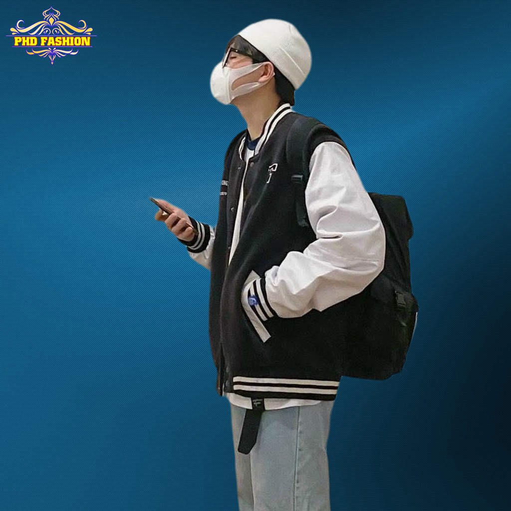 Áo khoác bomber unisex dù 2 lớp xịn sò không bong tróc chất vải mịn không xù nhiều màu, cam kết video kèm ảnh thật | BigBuy360 - bigbuy360.vn