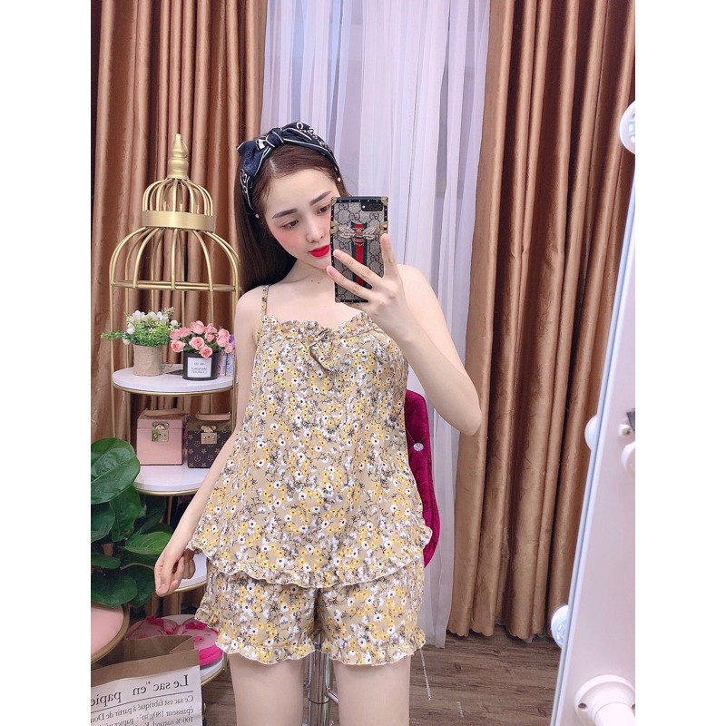 Bộ lụa bông mặc nha siêu mát