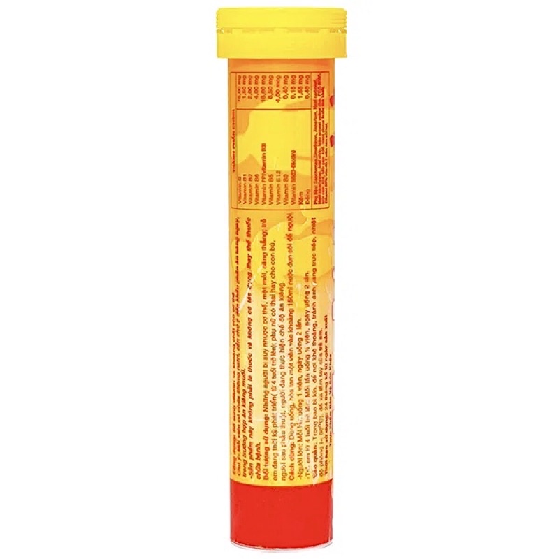 Viên sủi MyVita vị cam (tube 20 viên)