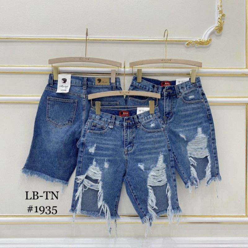 Quần jean ngố rách hàng QCL1