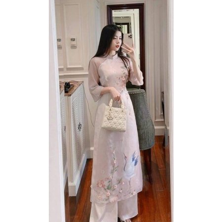 Áo dài cách tân voan tơ 2 lớp, Áo dài Ngọc Hân | BigBuy360 - bigbuy360.vn