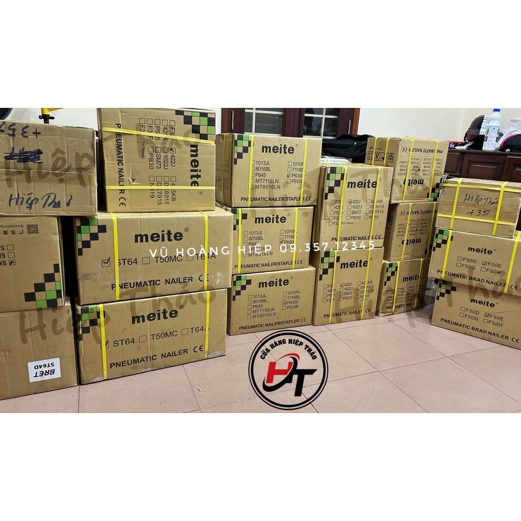 Súng bắn ghim gỗ 1022 J Meite bằng hơi đinh chữ u SBG-1022-MT