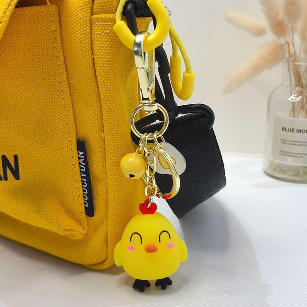 LANFY Móc Khóa Hình Gà Con Hoạt Hình Đáng Yêu