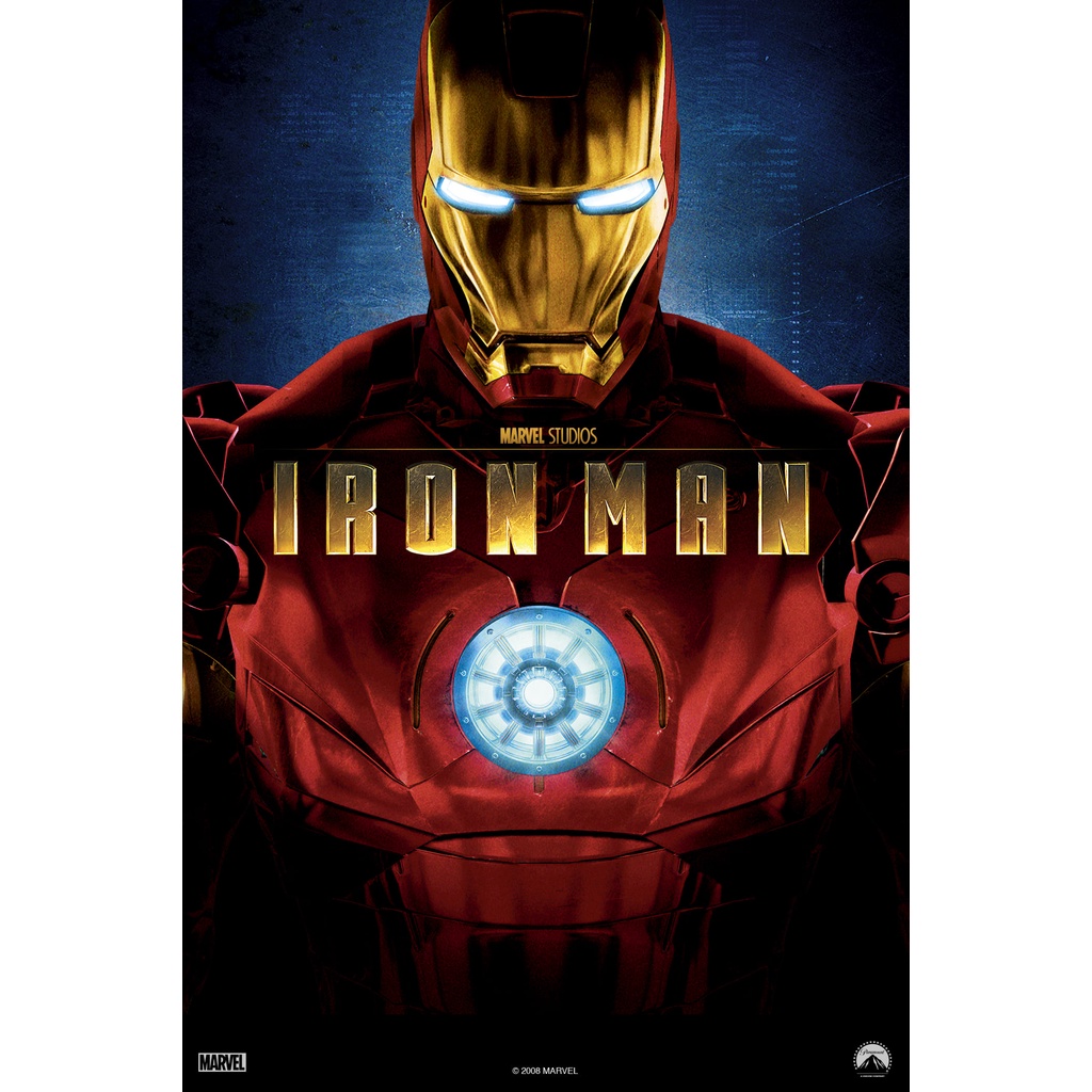 Set 20 Nhãn Dán Trang Trí LAPTOP Hình IRON MAN