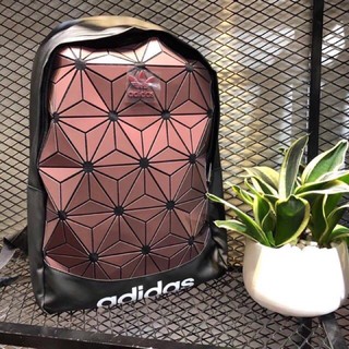Balo Adidas-Balo phản quang họa tiết 3D phản quang thời trang Unisex 2021 New cá tính cỡ 32 * 16 * 45cm