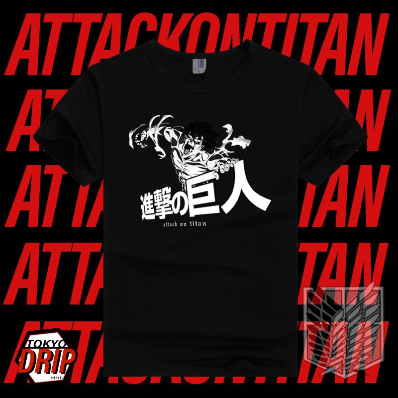 Mẫu áo thun Anime  Attack on Titan AOT Season 4 độc đẹp giá rẻ