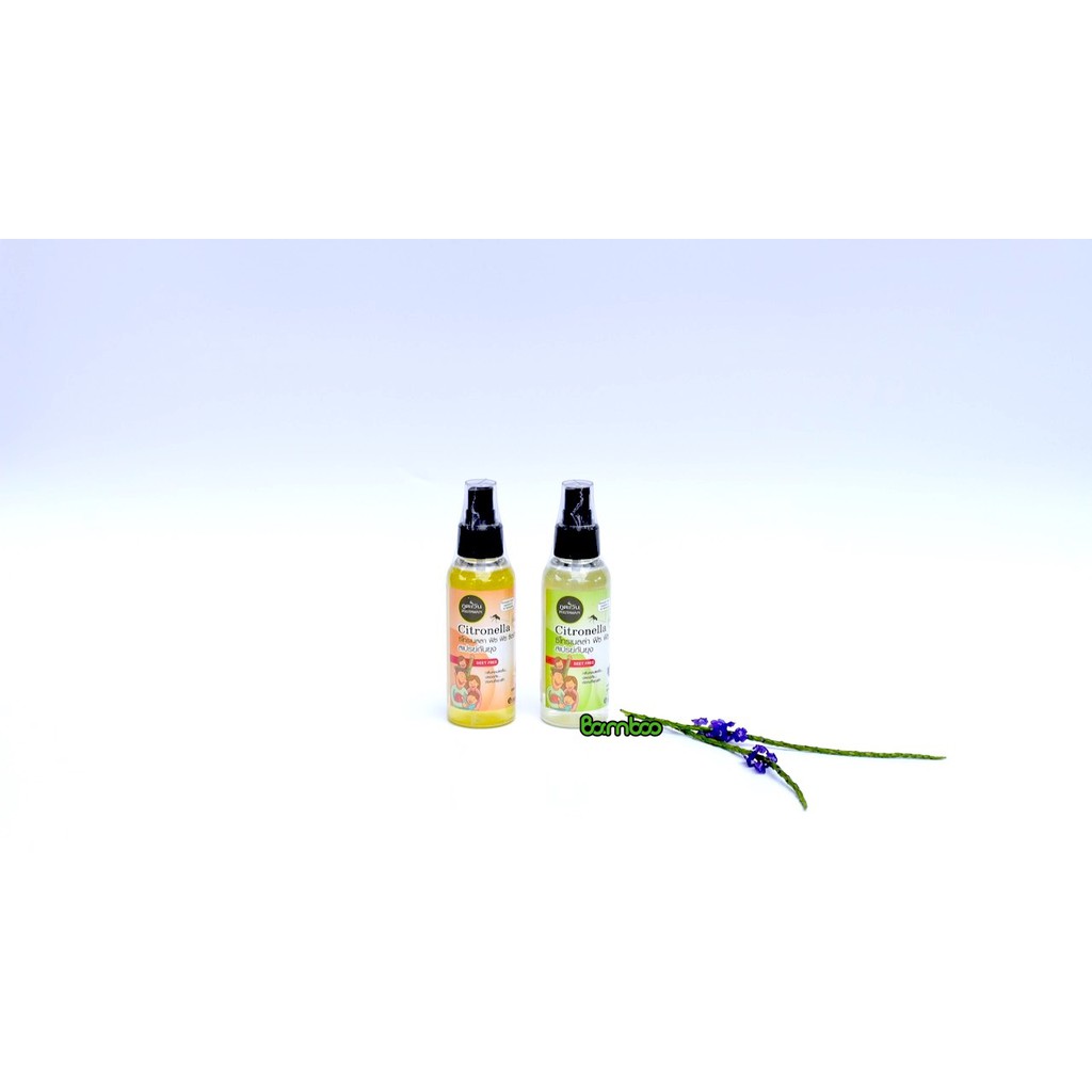 Tinh dầu xịt chống muỗi, côn trùng Phutawan Citronella Thái Lan 100ml