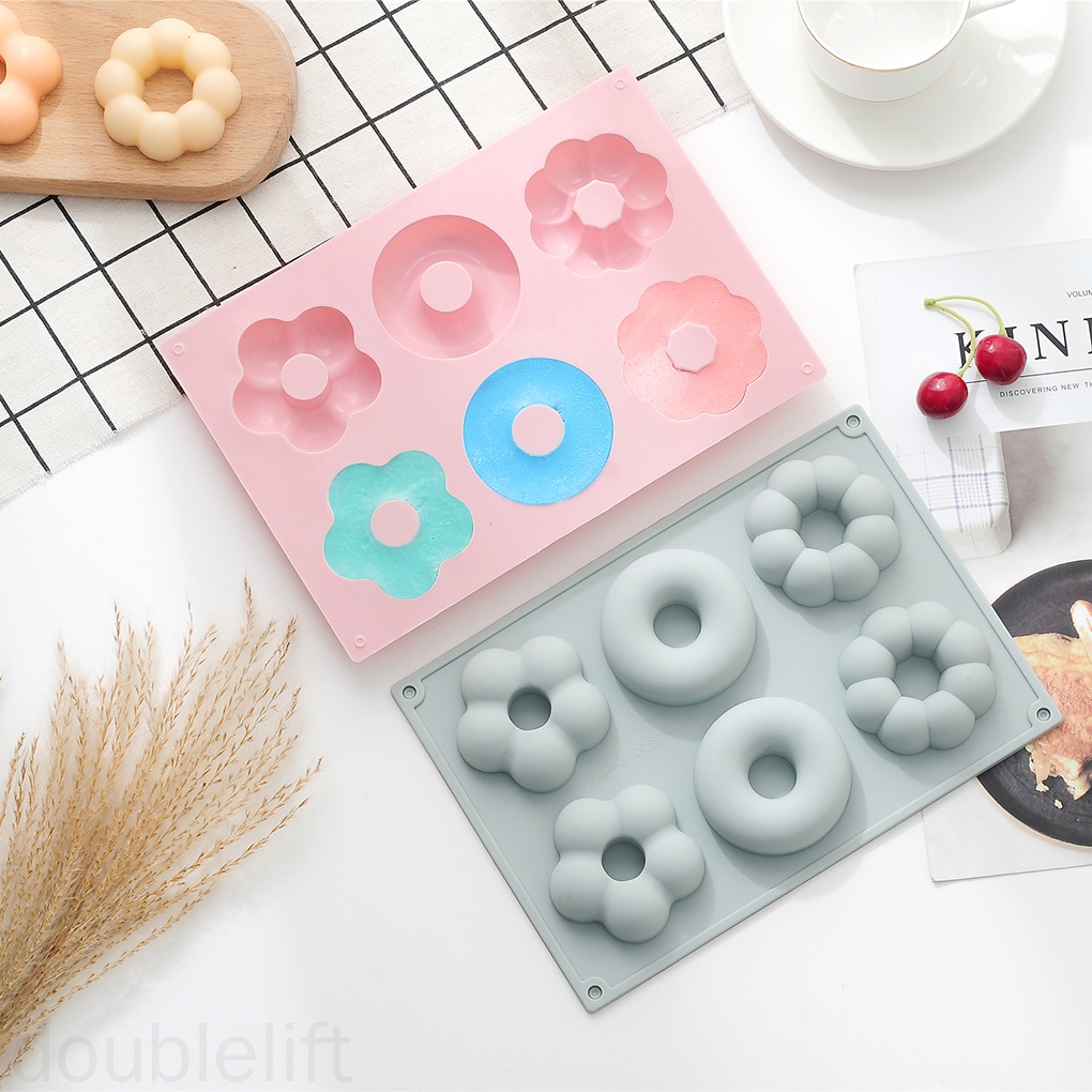 Khuôn Silicone Làm Bánh Tạo Hình Bông Hoa Độc Đáo Tiện Dụng
